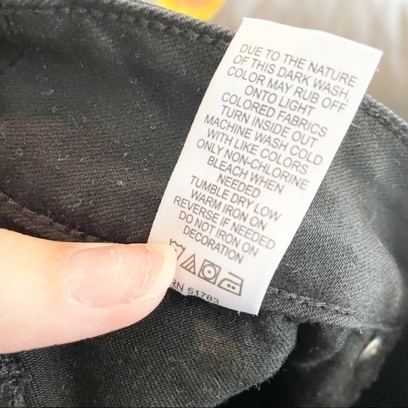 Maurices Black Star Print High-Rise Jeans - Picture 8 of 9